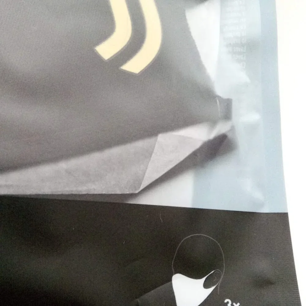 New 3 PCS Adidas Black & Gold Juventus Non-Medical Reusable Face Mask Size M/L - Picture 10 of 11